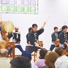 老人福祉センター蓬莱荘　太鼓と豆まきで地域交流