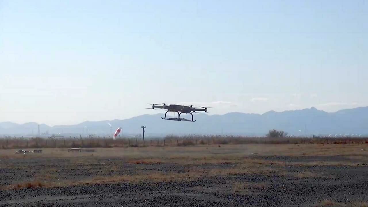 自衛隊、三菱重工が開発した輸送ドローンのテスト飛行動画を公開 