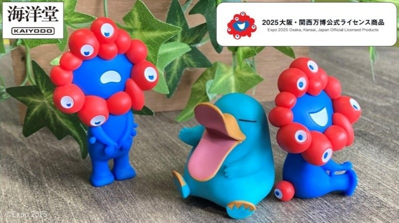 万博会場限定！JR西日本×海洋堂 “ミャクミャク”と”カモノハシの