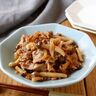豚肉としめじと玉ねぎのオイスターソース炒め