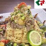 【清水町・マーレモッソ】伊豆牛と箱根枝豆の冷製パスタ　さわやかなレモンソースが夏にピッタリ