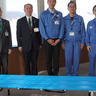 日本新薬（株）小田原総合製剤工場　市にレスキューベンチ寄贈