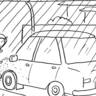 朝イチ更新！4コマ漫画『かりあげクン』夜中にこっそり車にいたずらする訳は…？