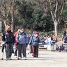 グラウンド・ゴルフ　寒さに負けない熱戦　鶴見区内郵便局長杯