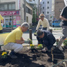 400株を植栽　大和リバティＬＣ