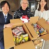 唐池学園にお菓子　マルハン綾瀬上土棚店