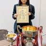 市内在住矢島聖蘭さん　競技かるた｢クイーン｣に　初の決定戦出場で日本一