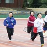 陸上の専門的指導受ける　部活動の合同練習会
