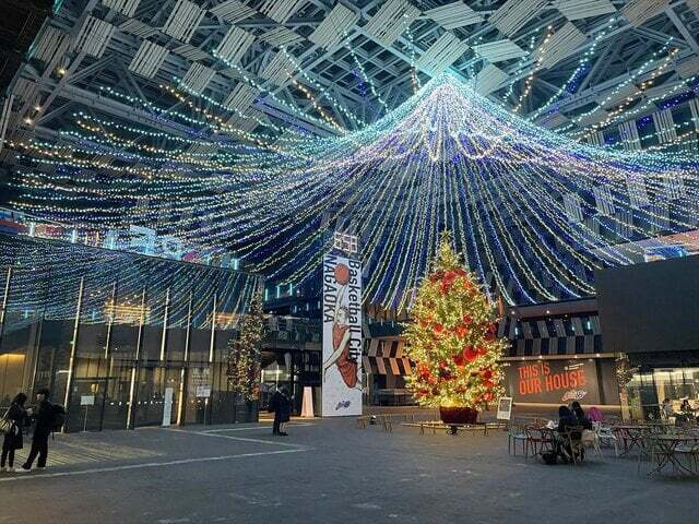 光と音楽が降り注ぐ空間】アオーレ長岡「Aollumination 2025-2026」2