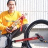 一輪車内田岬希さん　ハーフマラソン４連覇　終盤落車も冷静に対応
