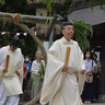 半年の無病息災願って、横浜市港北区の師岡熊野神社で夏越の大祓