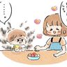 食べ物に対する態度が露骨【えらいこっちゃ！育児生活#109】