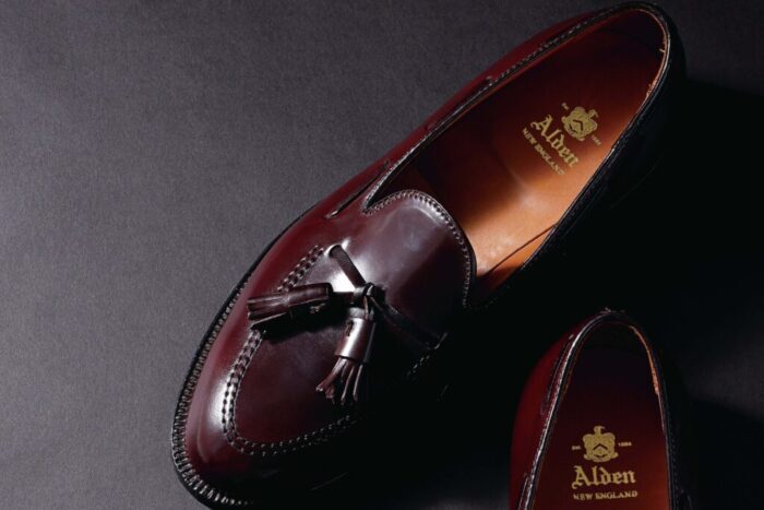 ビンテージ　Alden　タッセル　ローファー　レザー　シューズ Alden オールデン USA製 ブラック レザーシューズ タッセル