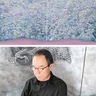 茅ヶ崎市在住絵師岡田嘉則さん　美と春感じる屏風絵展　３月１日から長谷別邸で