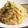 【ひとり分レシピ】キャベツの明太塩昆布パスタ