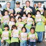 交通安全一丸で　デッキでキャンペーン
