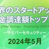 サイバーセキュリティ関連スタートアップ資金調達額トップ15【2024年5月】