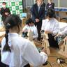 ものづくりの楽しさを、名古屋の大冷工業が四日市の中学に工具を寄贈