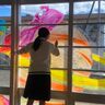 高校生が描く“宇宙を泳ぐ金魚“