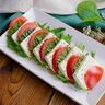 豆腐とトマトのカプレーゼ