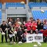 ラグビー好き、うのスタに集合！　3年目の「おとラグ」　釜石ラグビーを知り、SW選手とプレー体験