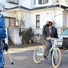 公道で自転車教室　一時停止など実践的に