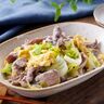 ふんわり卵がおいしい。春キャベツと豚肉の中華炒め