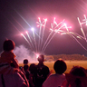 いわき市の夏祭りのフィナーレ！鮫川を照らす大輪の花火