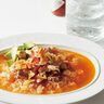 【冬のあったかスープ】豚とトマト、アボカドのスープかけご飯