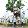 海老名欅ロータリークラブ　大ケヤキを清掃　「できる限り、後世に」