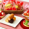 【大阪屋・『春のお楽しみフェア2024』】苺のシュークリームがお得になる春のお楽しみフェア！『3色万代太鼓』の限定販売もあるよ！