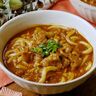トマたまカレーうどん