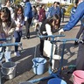 災害時の給水手順を確認　名古屋市との合同訓練で
