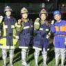 大矢知分団は女性チームで出場　富田分団は19歳大学生が小隊長　四日市市消防団消防操法競技大会