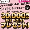 「Suicaで3万円買い物すると、JRE