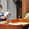 二俣川高校　｢社会の役に立つ人に｣　学科改編後初の入学式