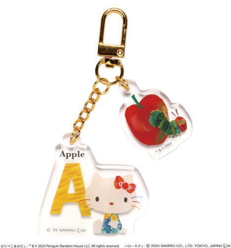 はらぺこあおむし×ハローキティがコラボ アクリルキーホルダーが