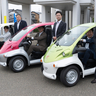 上越信金が環境にやさしい1人乗り電気自動車　本店など3店舗に導入　