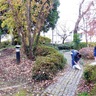 地域で清掃ボランティア　南足柄中生徒会