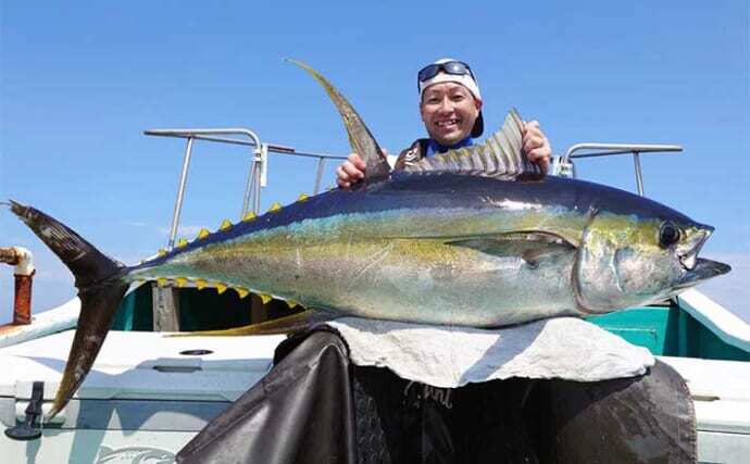 沖のジギング釣行で40kg級キハダマグロをキャッチ成功【三重・フィッシュハンター】 - Yahoo! JAPAN