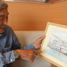 和泉町・北條さん　街を描き続けて30年　フォンテで２日まで展示
