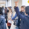 都田中学校　保護者が給食試食　校内ガイドツアーも