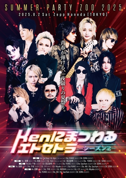 DEZERT Presents SUMMER PARTY ZOO 2025』“Kenにまつわる