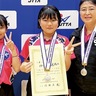 卓球クラブ相模原ジュニア　２選手と監督が銀メダル　ホープス大会に県代表で出場