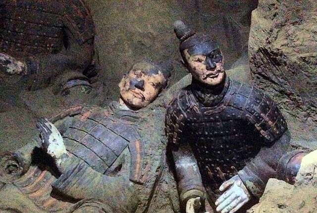 中国　発掘　傭　馬　人物　注水　頭欠損　骨董品 ♥中国 発掘 傭 馬 人物 注水 頭欠損 骨董品 ♥中国 発掘 傭 馬