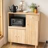 【ひとり暮らし家具】『幅80cmのキッチンボード』なら、狭くてもギュッとコンパクトに収納できる！
