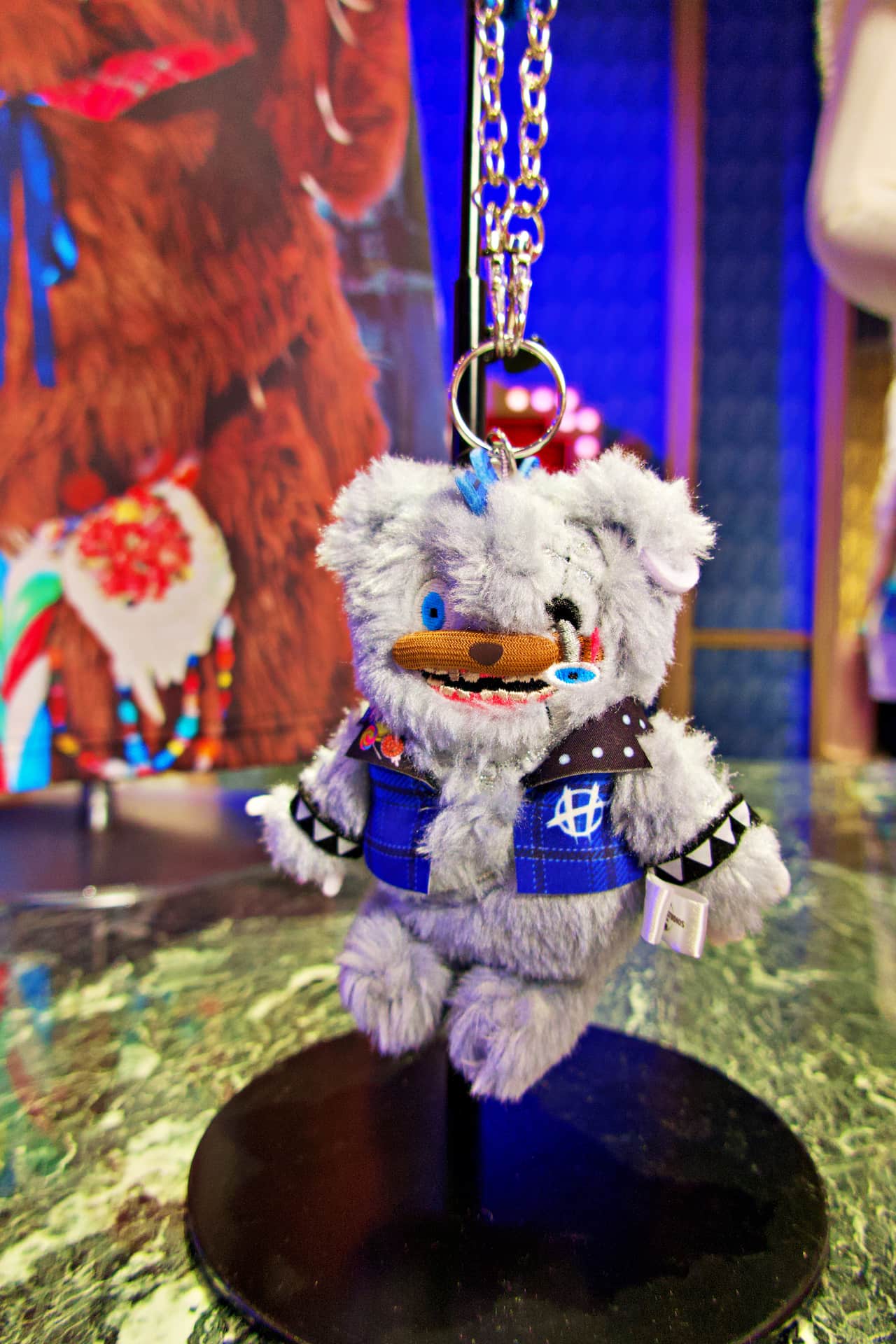 ユニバ　ハミクマ&ぬいぐるみキーチェーンセット　ハロウィン ハミクマパンクセット ぬいぐるみ＋キーチェーン USJ ハロウィン