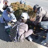 海軍道路、花で彩る　学校や企業、団体が連携