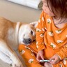 犬が『ご機嫌ナナメで泣いている女の子』を見たら…まさかの『優しさあふれる行動』と可愛い結末が4万8000再生「ほのぼのする」と話題に