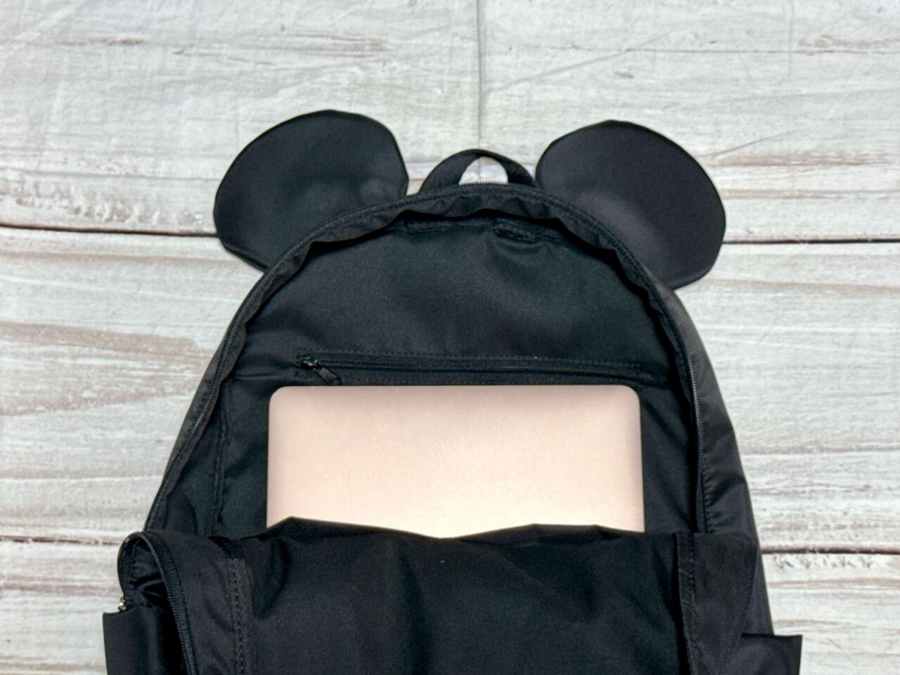 Disney ブラック リュック (刺繍デザイン) ちはる しまむらのディズニー新作リュック」が神クオリティだった♪ 激